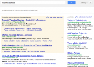 Screen Shot 2012-05-25 at 12.11.12 AM edreams de 1ro seguramente es el anunciante que paga más por la frase