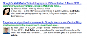 rel=author en resultados de Google