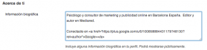 Codigo rel=author Google+